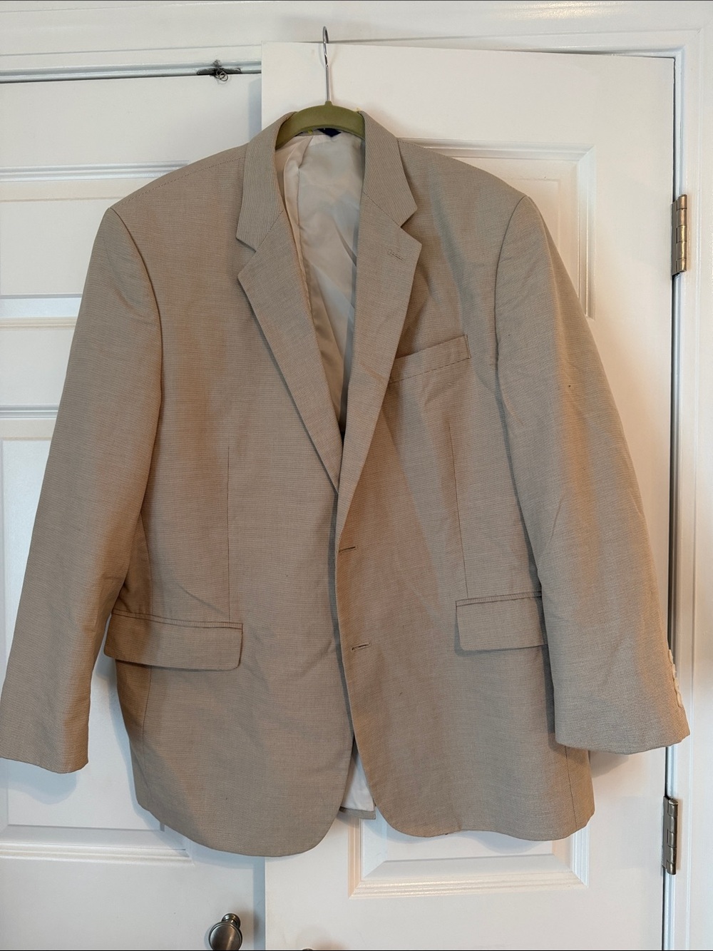 Croft&Barrow Beige Blazer - Tailored Lightweight Suit Jacket
